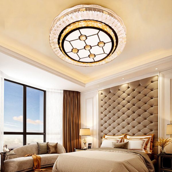 Nordic Light Luxury Round Design Multi-Style LED Flush Mount Light - Image 16