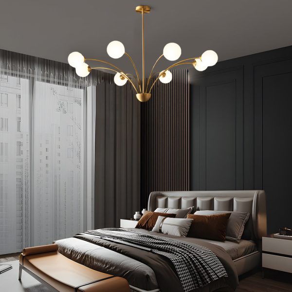 Millender Chandelier with 8 Heads Crystal Ball - Image 3
