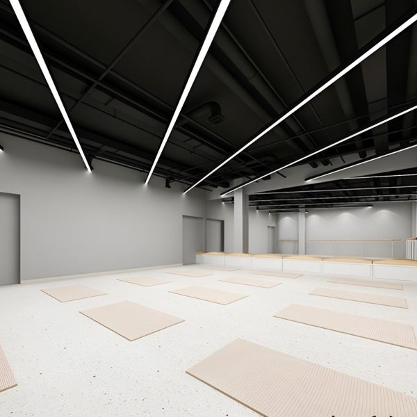 6 Pcs 47 Inches Rectangle Aluminum Long Linear LED Modern Office Pendant Lights - Image 5