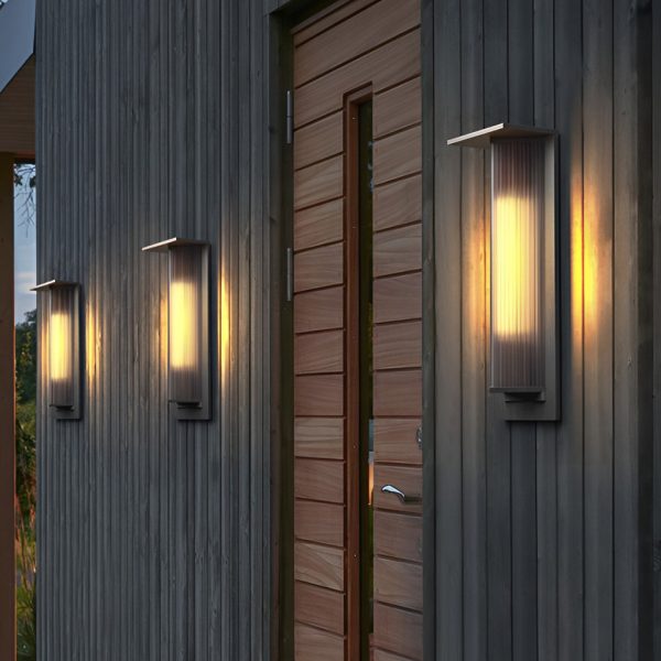 Waterproof LED Solar Vintage Outdoor Wall Light Fixture Wall Lamp - Image 5