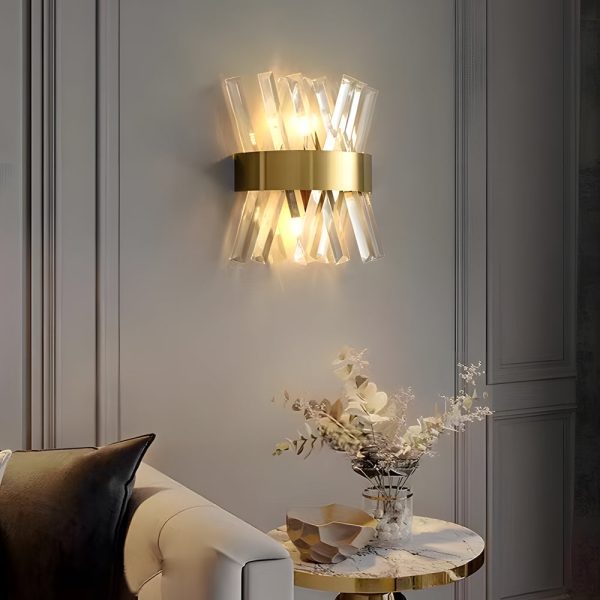 Creative Crystal Strips Luxury up and down Lighting Nordic Wall Lamp - Image 3