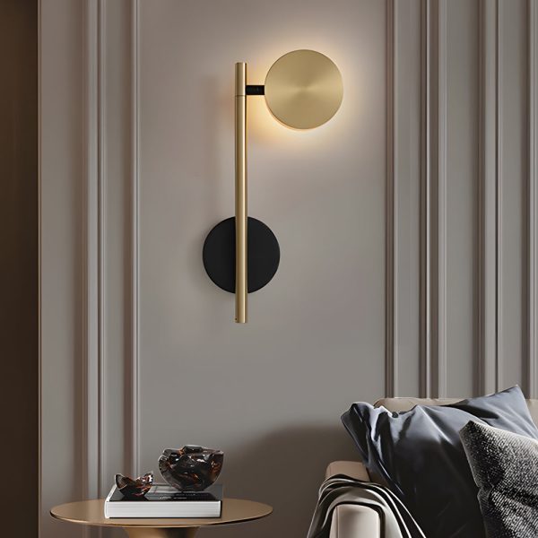 Simple Adjustable Round LED Luxury Aluminum Nordic Wall Light Fixture - Image 3