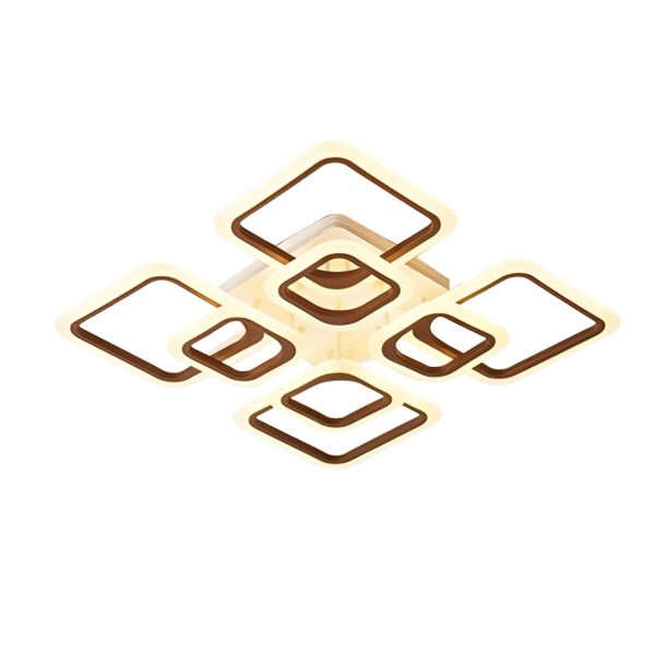 Square Creative Stepless Dimming with Remote Modern Ceiling Light Fixture - Image 10