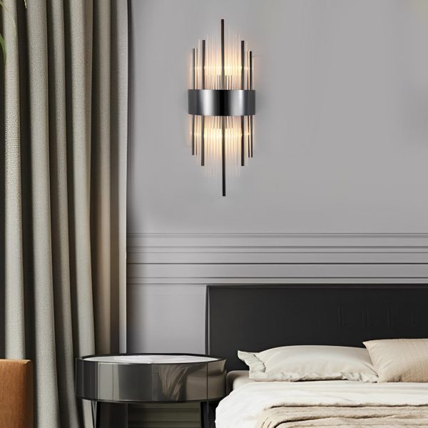 Simple Luxury Three Step Dimming LED Post-Modern Crystal Wall Lights Fixture - Image 2