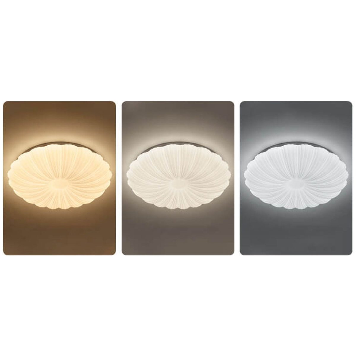 Modern Minimalist Shell Acrylic Round LED Flush Mount Ceiling Light - Image 16