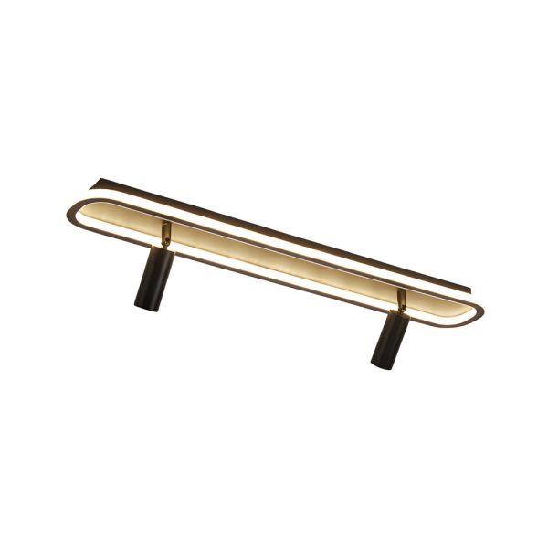 Long Rectangular LED 3 Step Dimming Modern Ceiling Light with Spotlight - Image 17