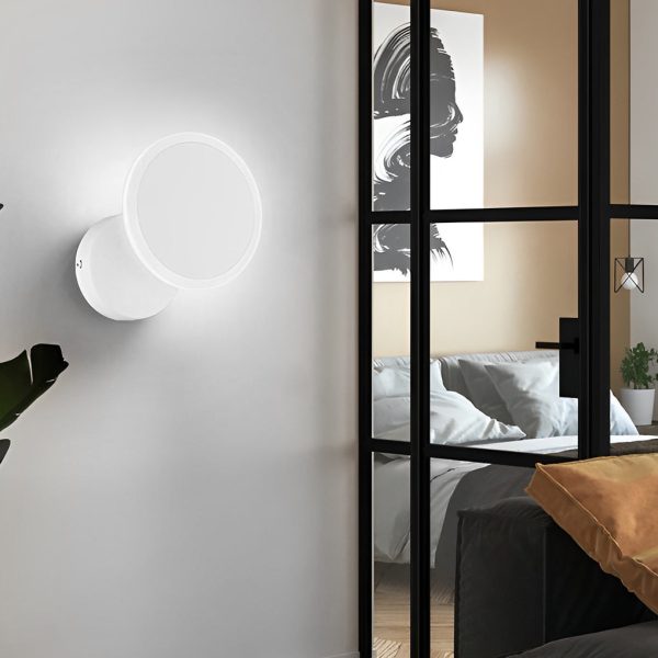 Round Rotatable LED Iron Acrylic Modern Wall Lamp Wall Sconces Lighting - Image 3