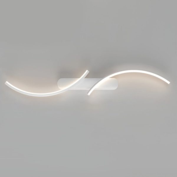 Creative S-shaped LED Three-color Light Modern Wall Sconce Lighting - Image 6