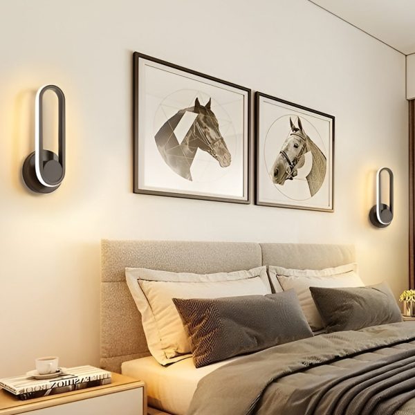 330?? Rotatable Rounded Rectangular LED Nordic Wall Lamp Wall Sconce Lighting - Image 2