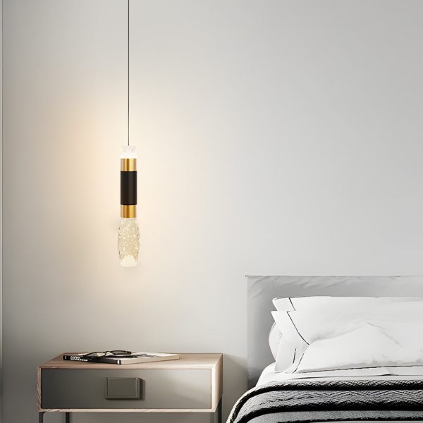 Elongated Cylindrical Aluminum 3 Step Dimming Modern LED Pendant Lights - Image 2