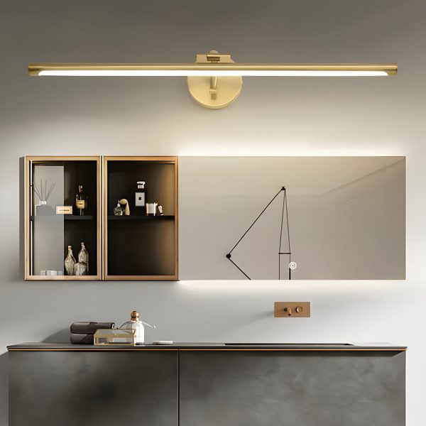 Sleek Rotatable Copper LED Bathroom Vanity Light Over Mirror Bath Bar - Image 4