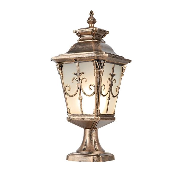 Retro Pattern Waterproof LED European Style Solar Fence Post Lights - Image 7