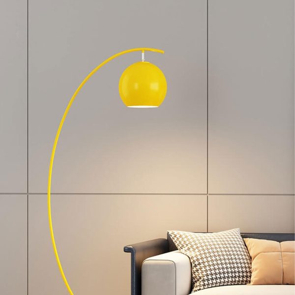 Nordic Minimalist Curved Line Dome 1-Light Standing Floor Lamp - Image 10