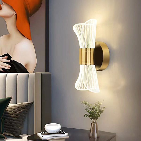 Trumpet Creative up down Lighting LED Three Step Dimming Modern Wall Lamp - Image 2