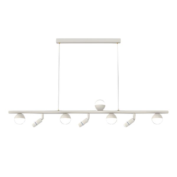 Long Strip LED Three Step Dimming Nordic Spotlight Dining Room Chandelier - Image 9