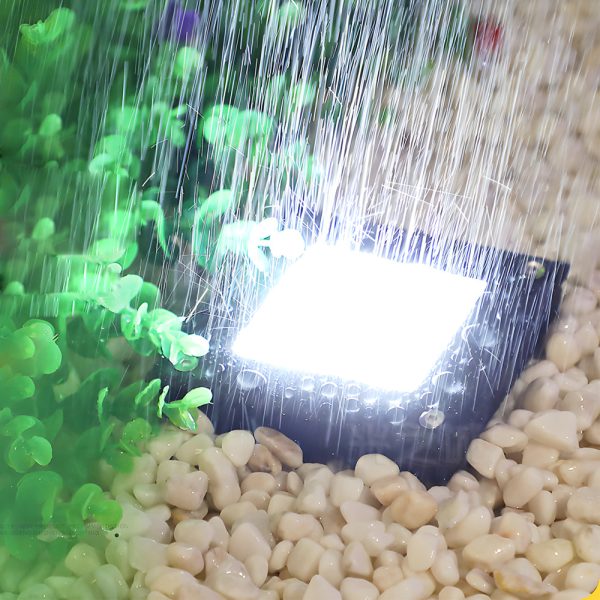 5-Light LED Modern Square In-Ground Well Lights Step Deck Lighting with Light Sensor for Pathways - Image 6