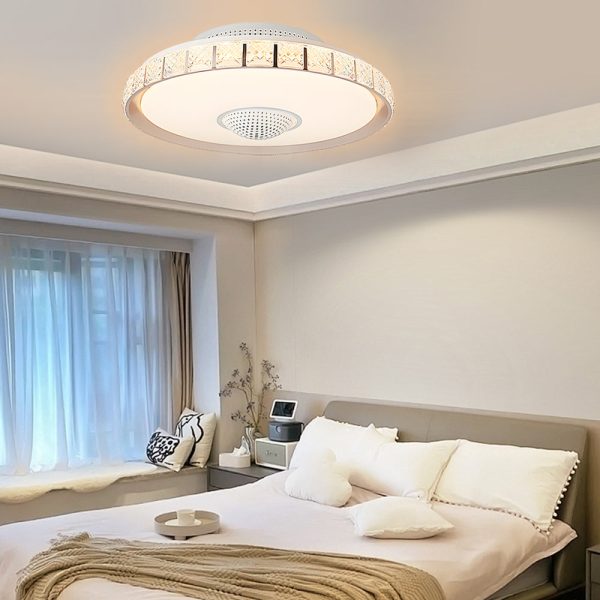 19.69'' Bladeless LED Indoor Smart Ceiling Fan with Light and Remote Control - Image 4