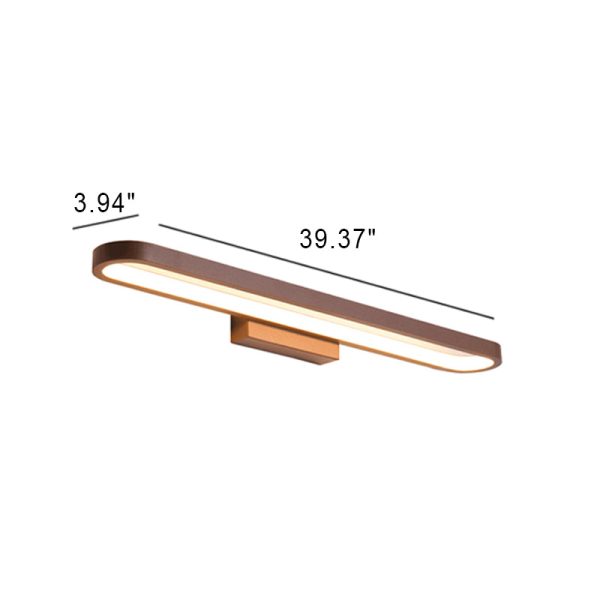 European Minimalist Circular Aluminum Vanity Light LED Mirror Front Wall Sconce Lamp - Image 14
