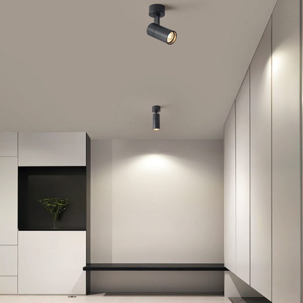 Up and Down Adjustable Round LED Ceiling Mounted Minimalist Spotlight - Image 5