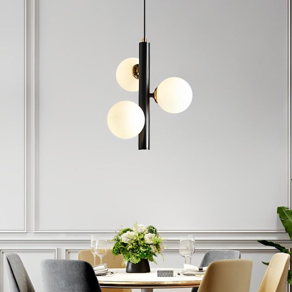 3 Glass Balls LED Creative Personality Nordic Dining Room Chandelier Light - Image 6