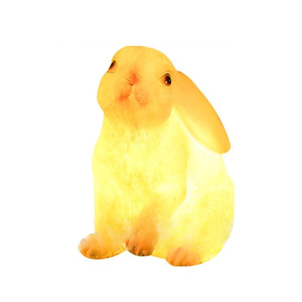 Resin and Fiberglass Rabbit Garden Lights Modern Waterproof Outdoor Lighting - Image 11