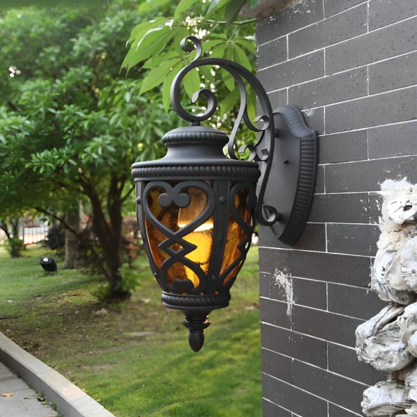 Retro Die-Casting Aluminum Waterproof American Outdoor Wall Light Fixture - Image 3