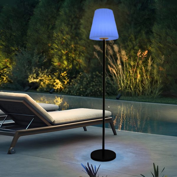 60 inch Modern App Control Outdoor LED Solar Floor Lamp - Image 2