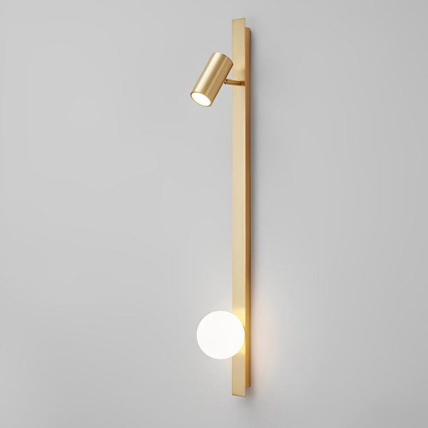 Long Strip LED Three Step Dimming Wall Lamp with Adjustable Spotlight - Image 6