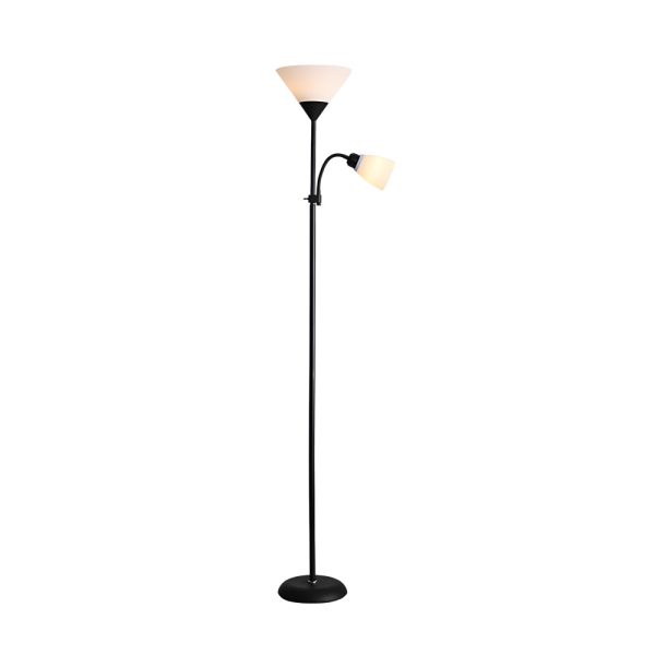 67 inch Modern Torchiere Uplight Floor Lamp with Adjustable Sidelight - Image 11