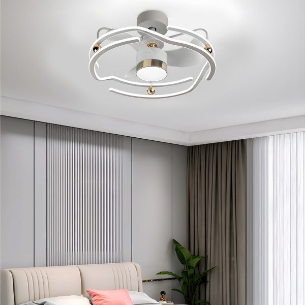 23.6'?Low Profile Ceiling Fan with Dimmable Light and Remote - Image 3