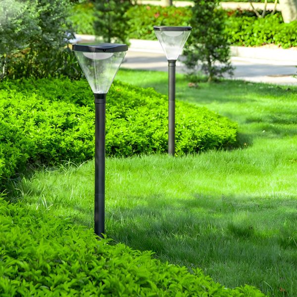 Adjustable Modern Black Solar LED Lawn Lamp with Intelligent Light Control - Image 6