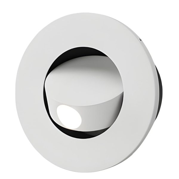 Round Square Adjustable 3W LED Recessed Nordic Wall Lamp Sconce Lighting - Image 11