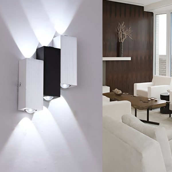 Rectangular LED Up and Down Lights Modern Wall Washer Light Wall Lamp - Image 2