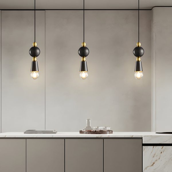 Modern Elegance - Spindle Pendant Lamp - Image 3
