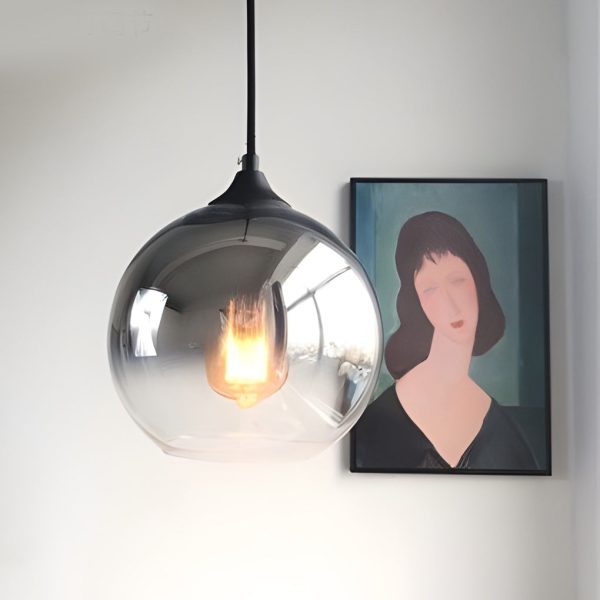 Globe Design Industrial Pendant Lighting Modern Glass LED Kitchen Lighting Dining Room Lighting Ceiling Light - Image 8
