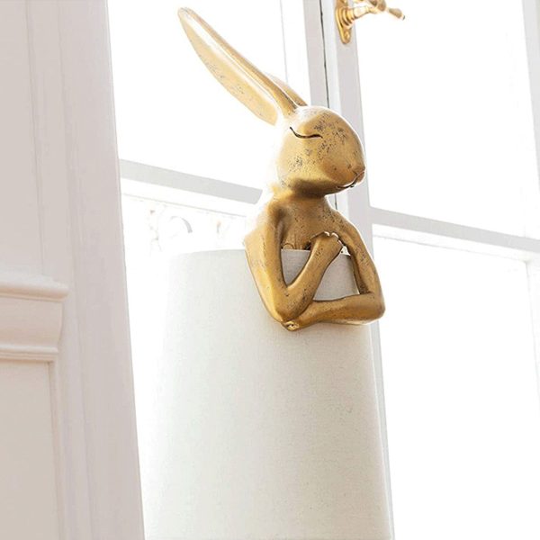 Nordic Apron Rabbit Resin 1-Light Table Lamp - Image 7