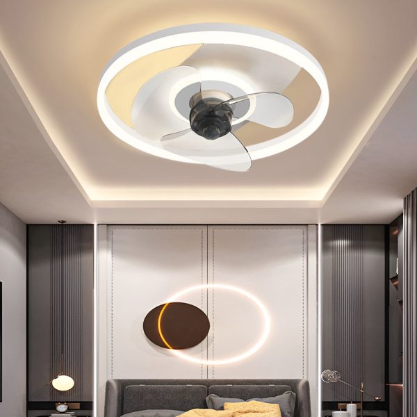 Circular Stepless Dimming Modern Inverter Ceiling Fan Light with Remote Control - Image 6