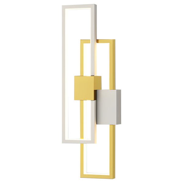 Rectangular Three-color Light LED Nordic Wall Light Fixture Wall Lamp - Image 11