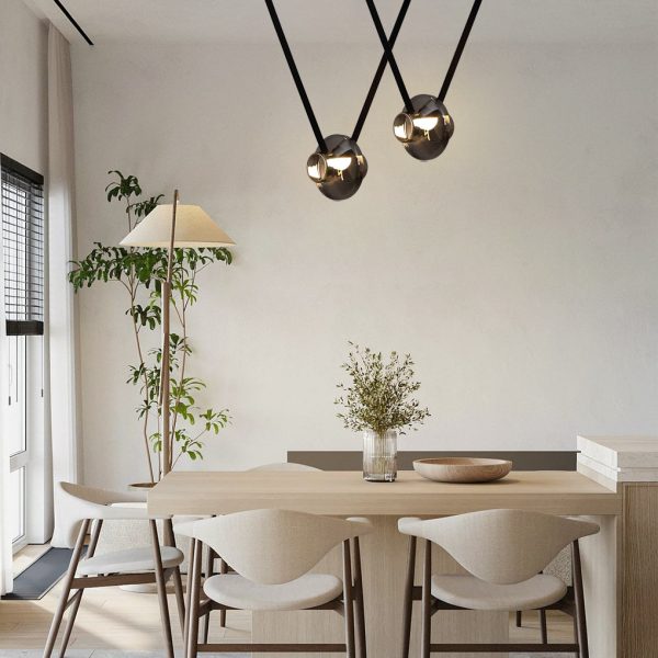 Creative Glass Jar LED Simplicity Decor Modern Chandelier Hanging Lamp - Image 3
