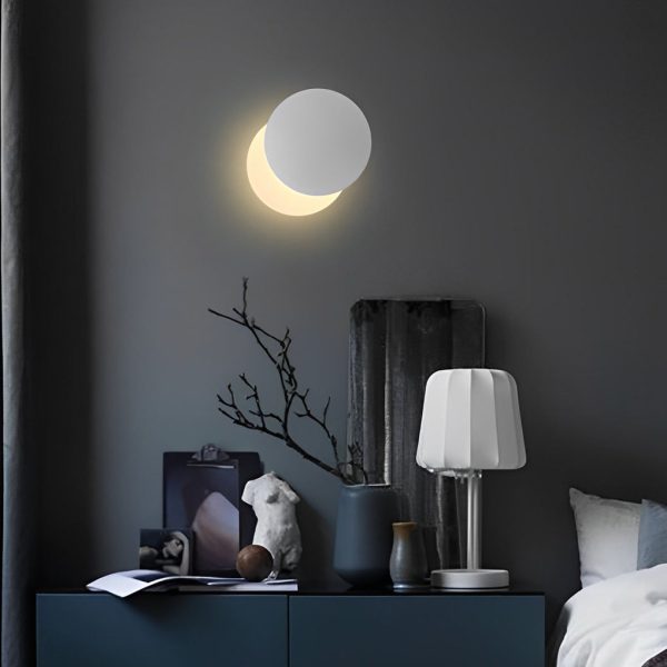 360?? Rotatable Round LED Modern Wall Lamp Decorative Wall Sconce Lighting - Image 3