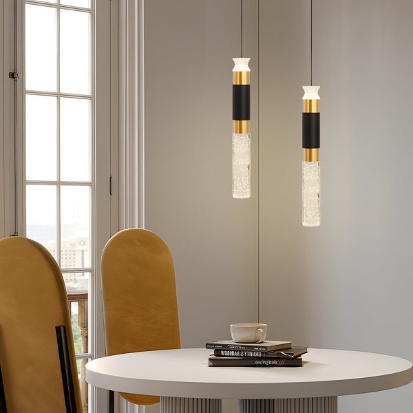 Cylinder Creative Three Step Dimming Modern LED Pendant Lights Hanging Lamp - Image 4