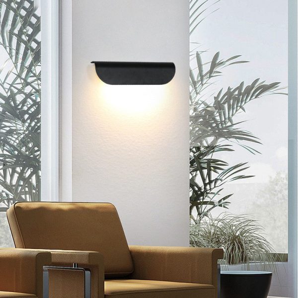 Aluminum Rectangular Creative LED Minimalist Modern Wall Light Fixture - Image 3