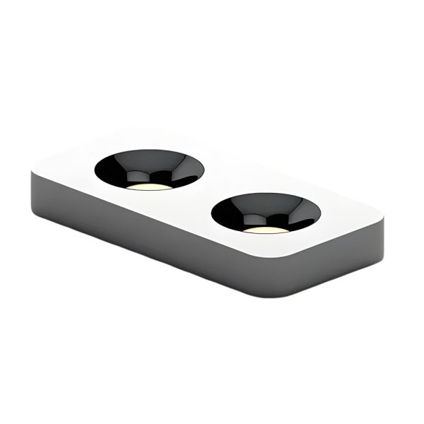 Square LED Anti-Glare Flush Mount Ceiling Light - Image 36
