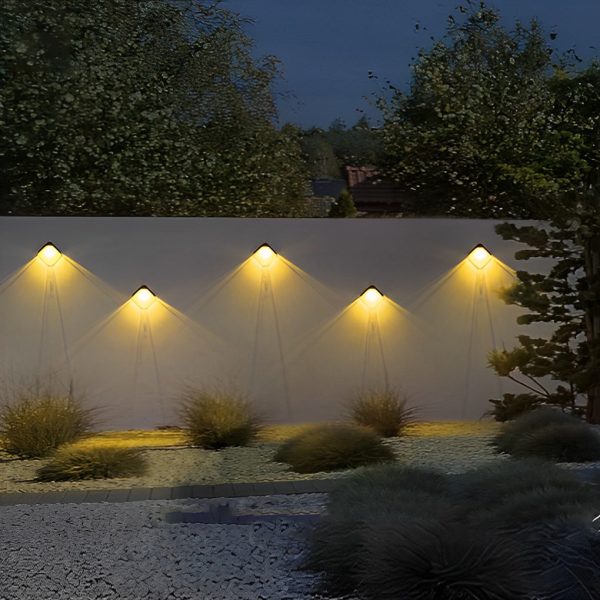 2Pcs Waterproof LED Multi Color Light Modern Solar Wall Washer Light - Image 3