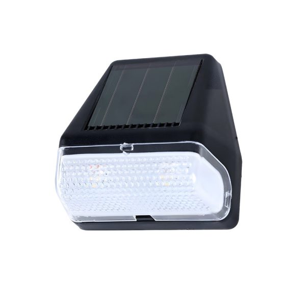 4 Pcs Dusk-to-Dawn Sensor Step Lights Outdoor Warm White LED Solar Stair Lighting - Image 6