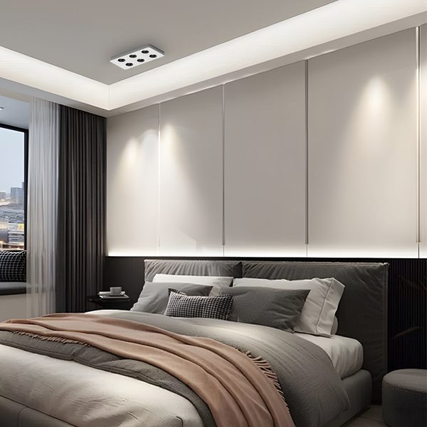 Square LED Anti-Glare Flush Mount Ceiling Light - Image 26