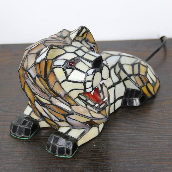 Tiffany Creative Animal Stained Glass 1-Light Decorative Table Lamp - Image 23
