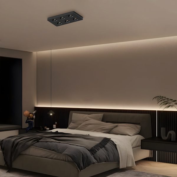 Square LED Anti-Glare Flush Mount Ceiling Light - Image 28