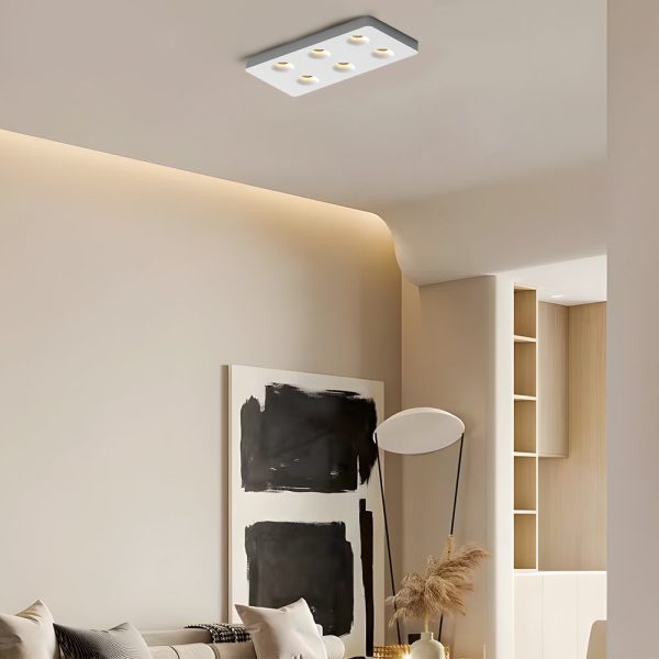 Square LED Anti-Glare Flush Mount Ceiling Light - Image 24