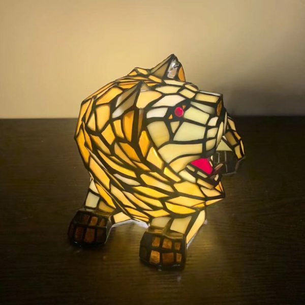 Tiffany Creative Animal Stained Glass 1-Light Decorative Table Lamp - Image 24
